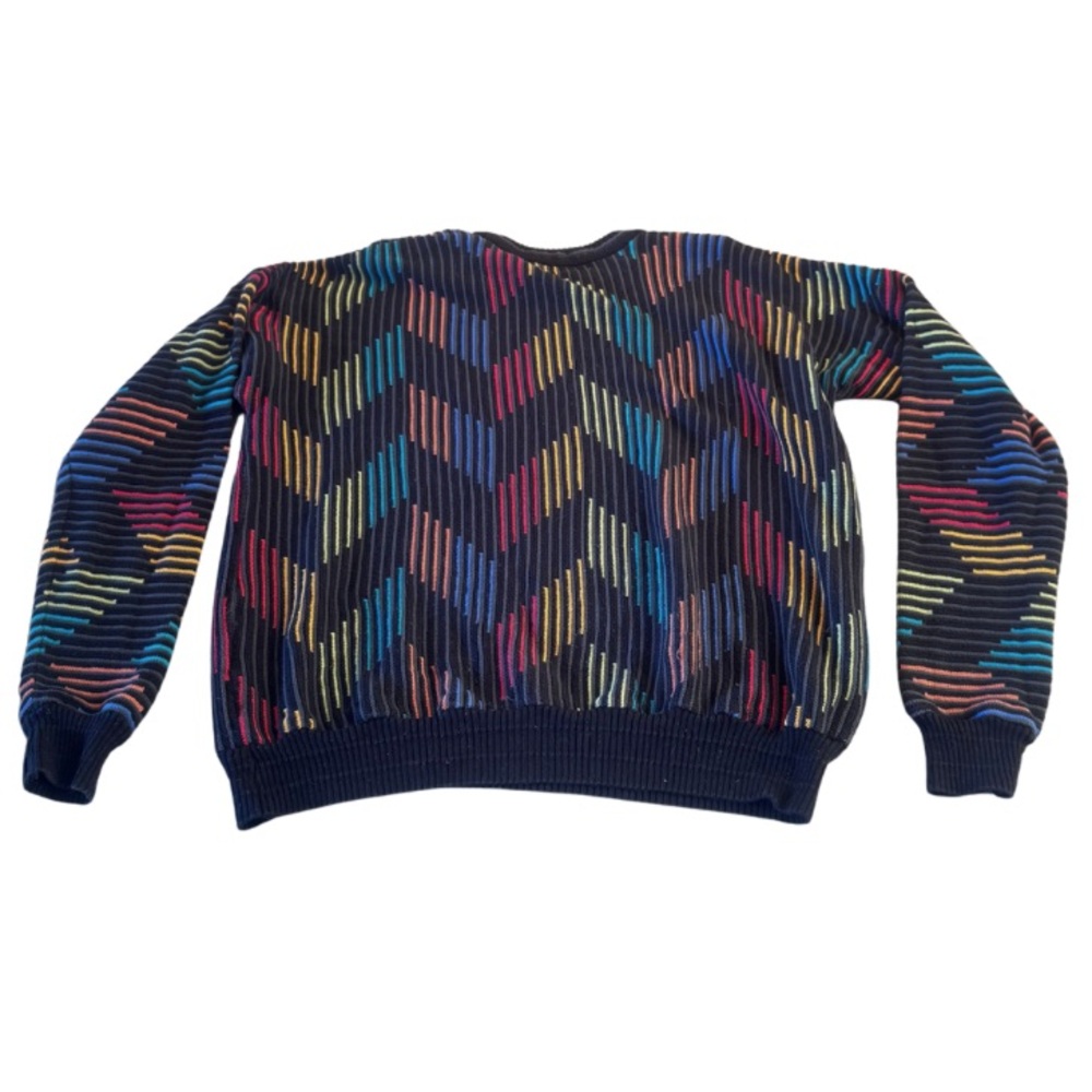 Vintage 90s Norm Thompson Retro Sweater - Picture 2 of 5